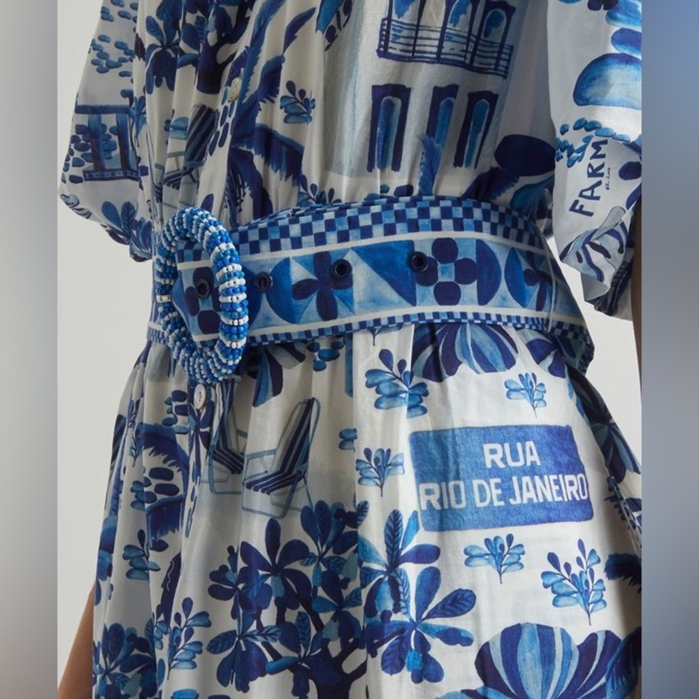 Farm Rio - Sweet Rio Mini-Dress size large - Picture 3 of 10